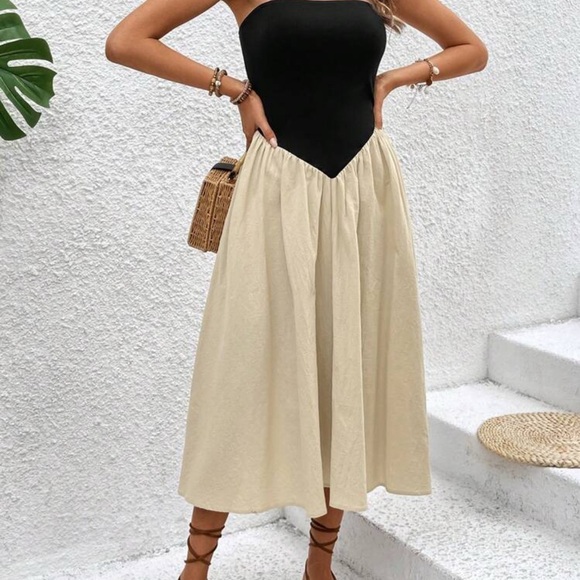 Shein Strapless Dress - Picture 5 of 6